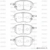 SN928P ADVICS Комплект тормозных колодок, дисковый тормоз