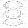 SN933P ADVICS Комплект тормозных колодок, дисковый тормоз