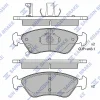 SP1079-F HIQ Комплект тормозных колодок, дисковый тормоз