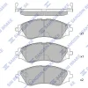 SP1102 HIQ Комплект тормозных колодок, дисковый тормоз