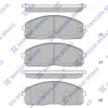 SP1174 HIQ Комплект тормозных колодок, дисковый тормоз