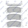 SP1285 HIQ Комплект тормозных колодок, дисковый тормоз