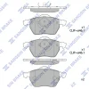 SP2001B HIQ Комплект тормозных колодок, дисковый тормоз