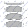 SP2078 HIQ Комплект тормозных колодок, дисковый тормоз