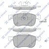 SP2122 HIQ Комплект тормозных колодок, дисковый тормоз