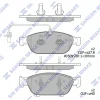 SP2316 HIQ Комплект тормозных колодок, дисковый тормоз