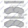 SP2638A HIQ Комплект тормозных колодок, дисковый тормоз