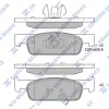 SP4136 HIQ Комплект тормозных колодок, дисковый тормоз