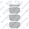 SP4142 HIQ Комплект тормозных колодок, дисковый тормоз