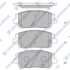 SP4327 HIQ Комплект тормозных колодок, дисковый тормоз