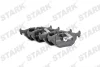 Превью - SKAL-1025 Stark Комплект тормозных колодок, дисковый тормоз (фото 4)