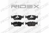 402B0005 RIDEX Комплект тормозных колодок, дисковый тормоз