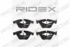 402B0061 RIDEX Комплект тормозных колодок, дисковый тормоз