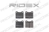 Превью - 402B0082 RIDEX Комплект тормозных колодок, дисковый тормоз (фото 2)