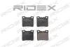 402B0095 RIDEX Комплект тормозных колодок, дисковый тормоз