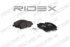 402B0112 RIDEX Комплект тормозных колодок, дисковый тормоз