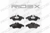 Превью - 402B0127 RIDEX Комплект тормозных колодок, дисковый тормоз (фото 2)