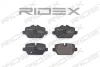 402B0139 RIDEX Комплект тормозных колодок, дисковый тормоз