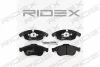 402B0181 RIDEX Комплект тормозных колодок, дисковый тормоз
