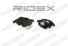 Превью - 402B0181 RIDEX Комплект тормозных колодок, дисковый тормоз (фото 3)