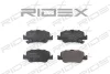 402B0184 RIDEX Комплект тормозных колодок, дисковый тормоз