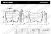 Превью - 402B0514 RIDEX Комплект тормозных колодок, дисковый тормоз (фото 2)