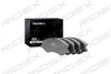 402B0640 RIDEX Комплект тормозных колодок, дисковый тормоз