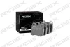402B0652 RIDEX Комплект тормозных колодок, дисковый тормоз