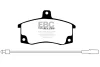 DP1192 EBC Brakes Комплект тормозных колодок, дисковый тормоз