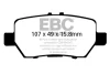 DP21736 EBC Brakes Комплект тормозных колодок, дисковый тормоз