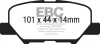 DP22171 EBC Brakes Комплект тормозных колодок, дисковый тормоз