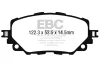 DP22263 EBC Brakes Комплект тормозных колодок, дисковый тормоз