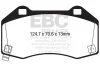 DP42286R EBC Brakes Комплект тормозных колодок, дисковый тормоз