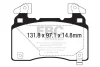 DP53028NDX EBC Brakes Комплект тормозных колодок, дисковый тормоз