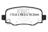 DP63031 EBC Brakes Комплект тормозных колодок, дисковый тормоз