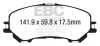DP63032 EBC Brakes Комплект тормозных колодок, дисковый тормоз