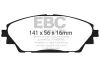 DPX2185 EBC Brakes Комплект тормозных колодок, дисковый тормоз