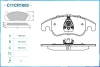 C11CR1002 CWORKS Комплект тормозных колодок, дисковый тормоз