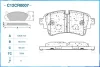 Превью - C12CR0007 CWORKS Комплект тормозных колодок, дисковый тормоз (фото 2)