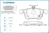 Превью - C12CR0026 CWORKS Комплект тормозных колодок, дисковый тормоз (фото 2)