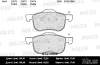 E100310 MILES Комплект тормозных колодок, дисковый тормоз