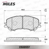 Превью - E100557 MILES Комплект тормозных колодок, дисковый тормоз (фото 2)
