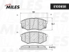 Превью - E100658 MILES Комплект тормозных колодок, дисковый тормоз (фото 2)