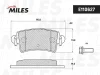 Превью - E110627 MILES Комплект тормозных колодок, дисковый тормоз (фото 2)