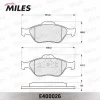 Превью - E400026 MILES Комплект тормозных колодок, дисковый тормоз (фото 2)