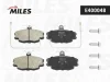 E400048 MILES Комплект тормозных колодок, дисковый тормоз