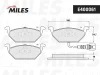 Превью - E400061 MILES Комплект тормозных колодок, дисковый тормоз (фото 2)