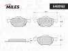 Превью - E400162 MILES Комплект тормозных колодок, дисковый тормоз (фото 2)