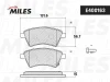 Превью - E400163 MILES Комплект тормозных колодок, дисковый тормоз (фото 2)