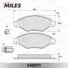 Превью - E400171 MILES Комплект тормозных колодок, дисковый тормоз (фото 2)